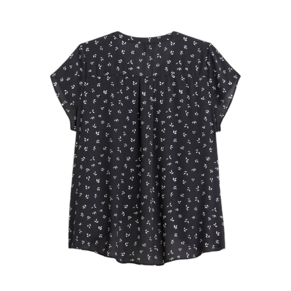 41 Hawthorn EUC Caralia Button Down Blouse Black Size 3x - Picture 2 of 8